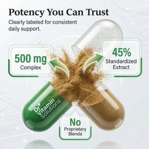 مركب دكتور فيتامين سو بالميتو 500 مجم، مستخلص 45%، 100 كبسولة، مكمل عشبي غير معدل وراثيًا لدعم صحة الرجال in Kuwait