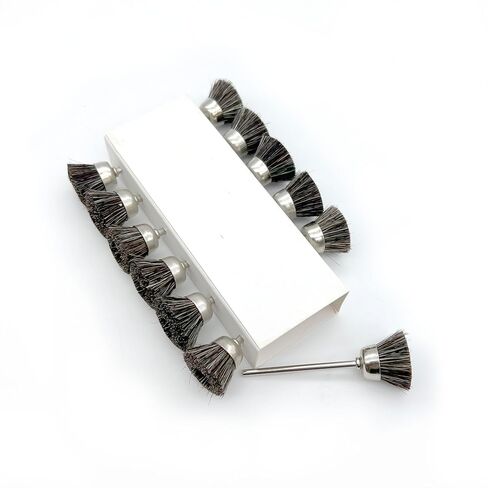 Foredom Mounted Bristle Brushes 3/32″ (2.35 Mm) Shank - Gray Goat – 12 Diameter x 9.5 mm Length in Saudi Arabia