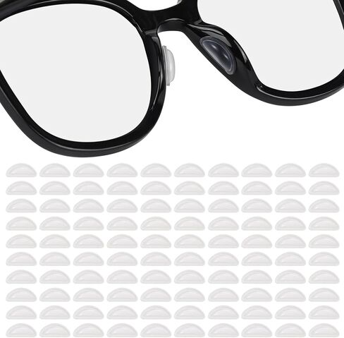 50 زوجًا من وسادات أنف النظارات، وسادة أنف من السيليكون الناعم المضادة للانزلاق للنظارات الشمسية in Kuwait