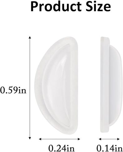 50 زوجًا من وسادات أنف النظارات، وسادة أنف من السيليكون الناعم المضادة للانزلاق للنظارات الشمسية in Kuwait