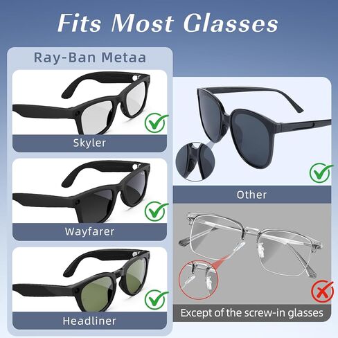 Eyeglass Nose Pads Compatible with Ray-Ban Meta & More,10 Pairs Anti-Slip Silicone Nose Pads for Glasses, 2.5mm Heighten Airbag Cushions, Comfortable Adhesive Glasses Nose Pad in Kuwait