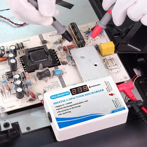 Digital Capacitor Discharge Tool with Voltmeter Display, max Display 999, Voltage Discharge Tool for DC/AC Testing, with Test Probe in Saudi Arabia
