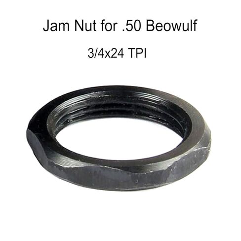 TACFUN 2PCS Steel Jam Nut 3/4 x 24 TPI for .50 Beowulf in Saudi Arabia