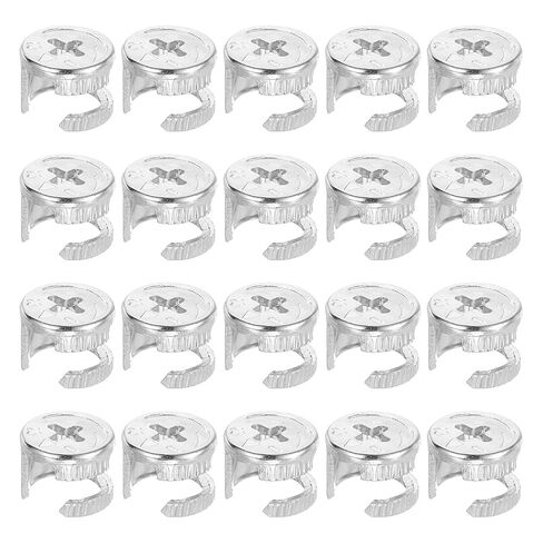 uxcell Cam Lock Nut for Furniture, 10pcs 14.6x11.5mm Joint Connector Locking Nuts Furniture Connecting Cam Fittings in Saudi Arabia