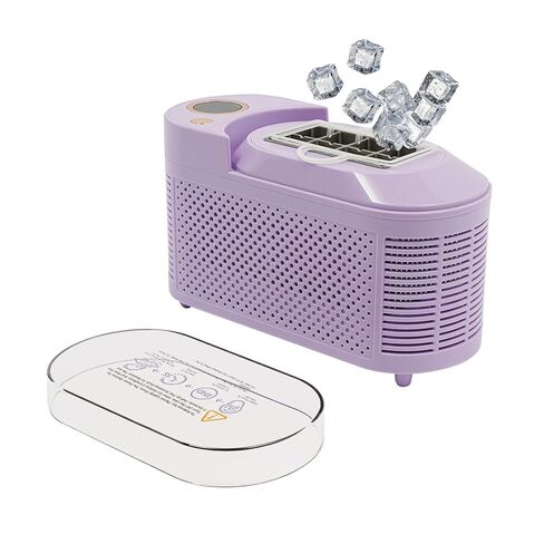 Fast Ice-Making Mini Countertop Ice Maker Portable Compact Design Low Noise Operation for Home Kitchen Office Car Travel RV Enthusiasts (White) in Kuwait