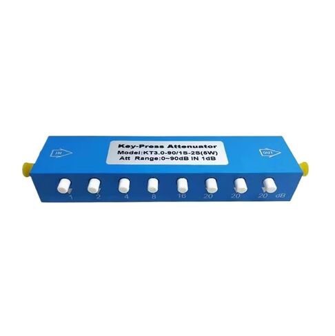 SMA Button-Adjustable attenuator, 0-30/60/90dB Steps(KT2.5-90/1S-2S(2W)) in Kuwait
