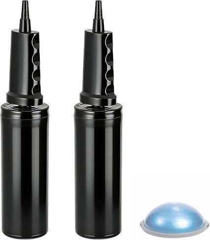 عبوتان من مضخة كرة التمرين المتوافقة مع مدرب التوازن Bosu، مضخة هواء يدوية محمولة لكرة التمرين - استبدال مضخة كرة اليد سريعة التضخم لكرات Bosu، وكرات اليوجا، ومعدات اللياقة البدنية in Kuwait