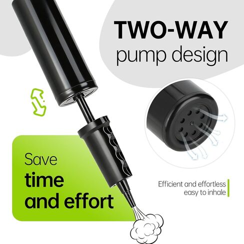 عبوتان من مضخة كرة التمرين المتوافقة مع مدرب التوازن Bosu، مضخة هواء يدوية محمولة لكرة التمرين - استبدال مضخة كرة اليد سريعة التضخم لكرات Bosu، وكرات اليوجا، ومعدات اللياقة البدنية in Kuwait