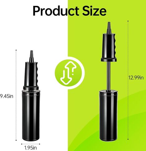 عبوتان من مضخة كرة التمرين المتوافقة مع مدرب التوازن Bosu، مضخة هواء يدوية محمولة لكرة التمرين - استبدال مضخة كرة اليد سريعة التضخم لكرات Bosu، وكرات اليوجا، ومعدات اللياقة البدنية in Kuwait