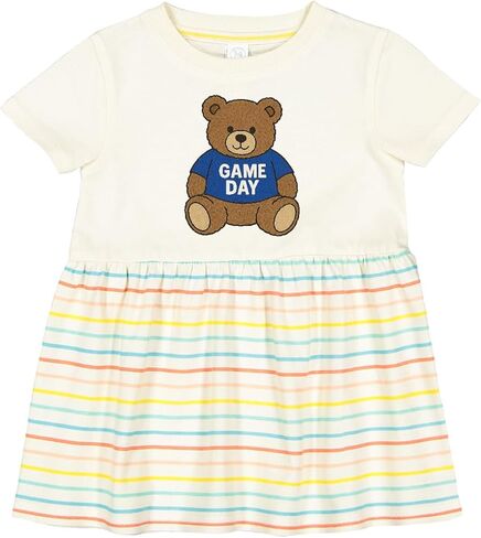 فستان Inktastic Game Day Teddy Bear جرافيك للرضع in Kuwait