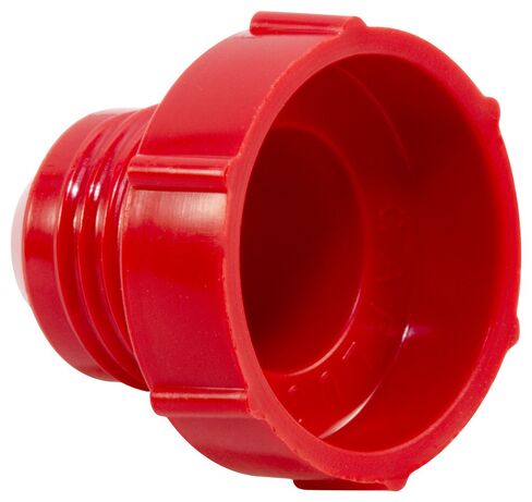 Caplugs PD-40 PD Series – Plastic Threaded Plug for Flared JIC Fittings, 200 Pack, Red LD-PE, Thread Size 7/16-20", Open End Protection, Leak Prevention, Automotive, Hydraulic Systems (99394692) in Saudi Arabia