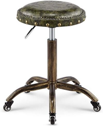 Stool with Wheels Rolling Stools with Wheels Rolling Heavy Duty Hydraulic for Shop Guitar Lab Tattoo Workbench Medical Adjustable Swivel Stool Chair (#1) in Saudi Arabia