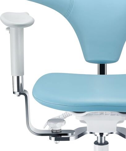 Microscope Doctor's Chair with 360 Degree Rotating Armrest,Adjustable Height and Backrest Angle Lifting Chair U-Series Skin Feel Leather Cushion (PLST-090) in Saudi Arabia