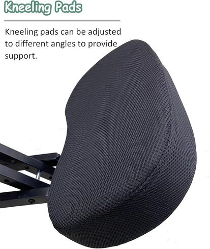 Saddle Chair Ergonomic Office Saddle Kneeling Chair with Mesh Pad, Black Lab Rolling Angled Chair Steel Frame, Home/Shop/Classroom Adjustable Stool in Saudi Arabia