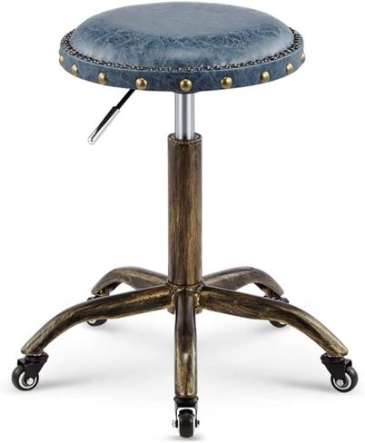 Stool with Wheels Rolling Stools with Wheels Rolling Heavy Duty Hydraulic for Shop Guitar Lab Tattoo Workbench Medical Adjustable Swivel Stool Chair (#4) in Saudi Arabia