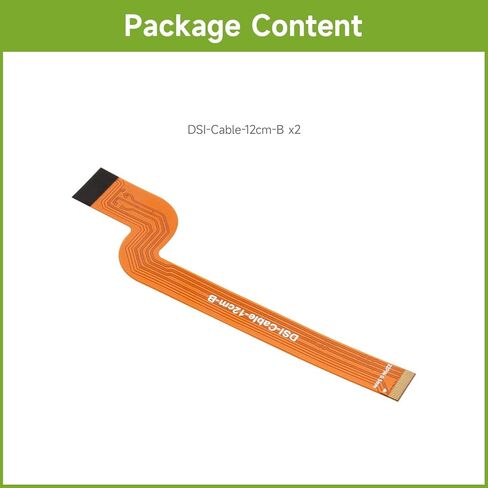 Waveshare 2PCS DSI 12cm FPC كابل مرن، النوع B، كابل FPC مع الانحناءات، 15pin إلى 22pin in Saudi Arabia