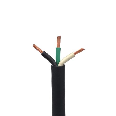 سلك محمول 14 AWG SEOOW، كابل طاقة 3 موصلات 600 فولت، أسلاك TPE مع سترة خارجية TPE - طول 250 بوصة in Saudi Arabia