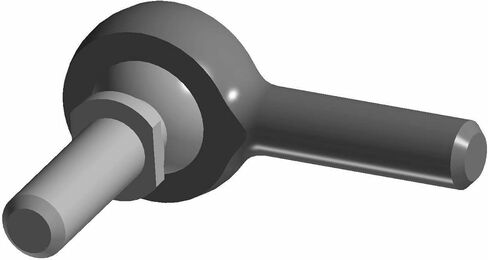 نهاية قضيب Polaris Snowmobile، يمينًا، 10 مم × 26.5 مم، 70 درجة، قطعة OEM الأصلية 7061166، الكمية 1 in Kuwait