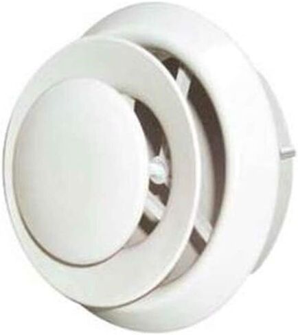 VT0111 Round Air Diffuser, Plastic, 5 or 6 in W, White in Saudi Arabia