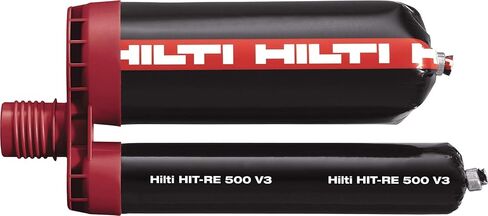 Hilti Injectable Mortar Epoxy RE 500-V3-11.1 Oz Cartridge - Pack of 25-3537460 in Saudi Arabia