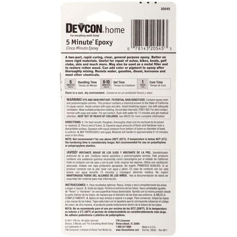 Devcon 20545 S-205 High Strength 5 Minute All Purpose Epoxy in Kuwait