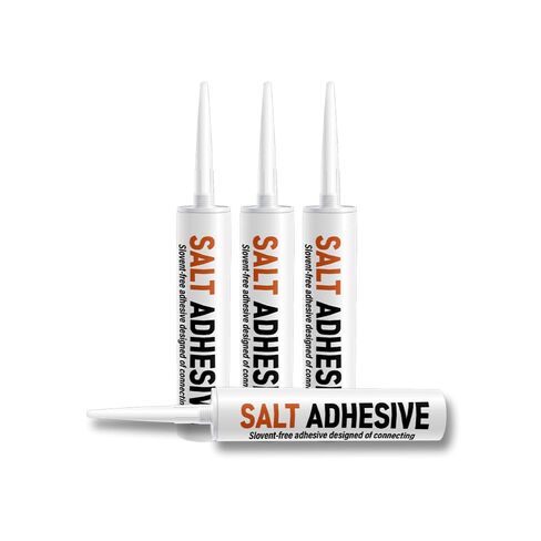 غراء ملح الهيمالايا 4 عبوات لاصقة لربط طوب ملح الهيمالايا، مانع التسرب المثالي لربط بلاط الملح وكتل الملح للجدار، لاصق قوي لربط منتجات المواد البلاستيكية in Kuwait