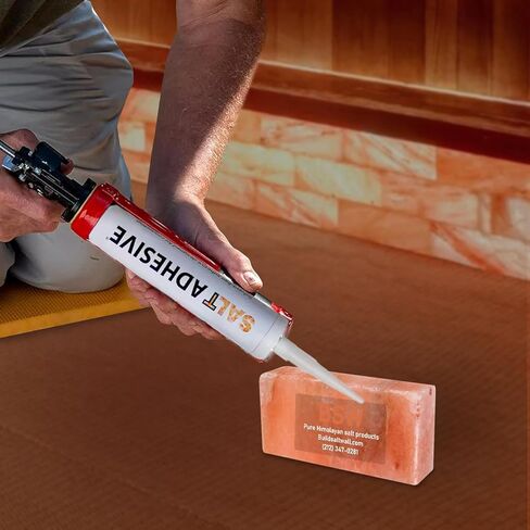 غراء ملح الهيمالايا 4 عبوات لاصقة لربط طوب ملح الهيمالايا، مانع التسرب المثالي لربط بلاط الملح وكتل الملح للجدار، لاصق قوي لربط منتجات المواد البلاستيكية in Kuwait