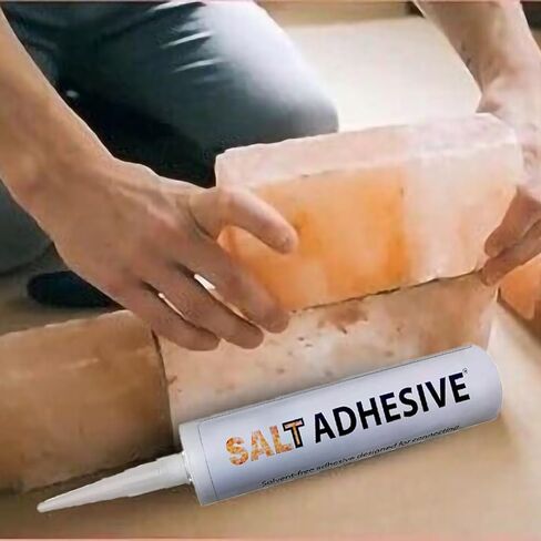 غراء ملح الهيمالايا 4 عبوات لاصقة لربط طوب ملح الهيمالايا، مانع التسرب المثالي لربط بلاط الملح وكتل الملح للجدار، لاصق قوي لربط منتجات المواد البلاستيكية in Kuwait