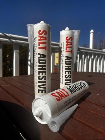 غراء ملح الهيمالايا 4 عبوات لاصقة لربط طوب ملح الهيمالايا، مانع التسرب المثالي لربط بلاط الملح وكتل الملح للجدار، لاصق قوي لربط منتجات المواد البلاستيكية in Kuwait