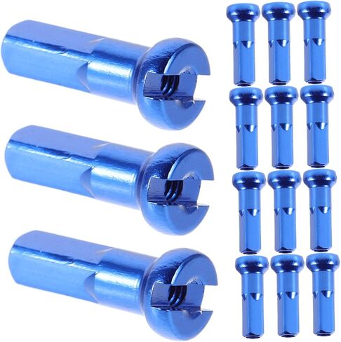 SUPVOX 15pcs Bicycle Nipples: 14mm Aluminum Alloy Cap Accessories for Mountain and Road Bikes End Caps for Stylish Bike Wheels in Saudi Arabia