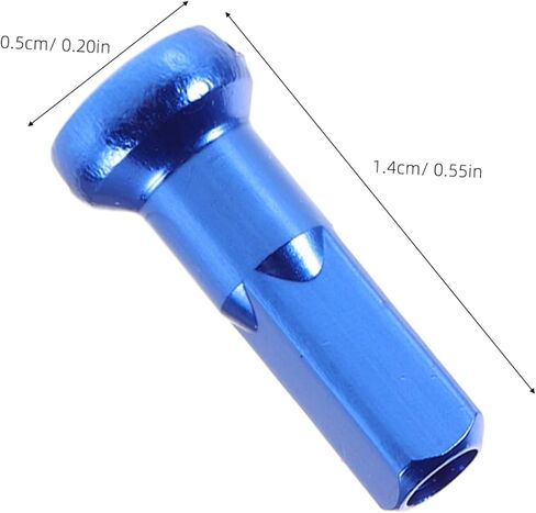 SUPVOX 15pcs Bicycle Nipples: 14mm Aluminum Alloy Cap Accessories for Mountain and Road Bikes End Caps for Stylish Bike Wheels in Saudi Arabia