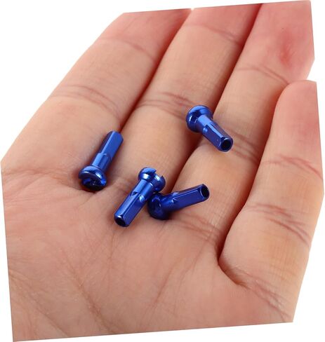 SUPVOX 15pcs Bicycle Nipples: 14mm Aluminum Alloy Cap Accessories for Mountain and Road Bikes End Caps for Stylish Bike Wheels in Saudi Arabia