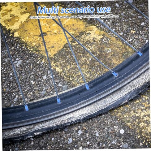 SUPVOX 15pcs Bicycle Nipples: 14mm Aluminum Alloy Cap Accessories for Mountain and Road Bikes End Caps for Stylish Bike Wheels in Saudi Arabia
