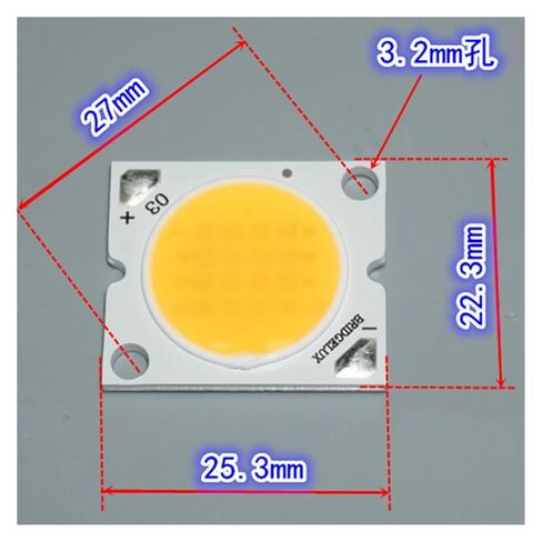 عالية الطاقة 10 واط-36 واط COB رقاقة LED مصباح الخرز ضوء Sourcewarm اللون LED Led المسار in Saudi Arabia