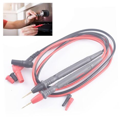 قلم اختبار نقطة دقيقة 1000 فولت 10 أمبير، سلك نحاسي عالي الدقة، مجسات اختبار مطلية بالذهب للمقياس الإلكتروني المتعدد in Kuwait