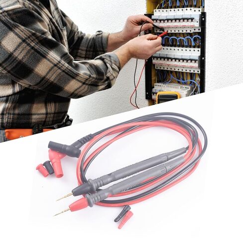 قلم اختبار نقطة دقيقة 1000 فولت 10 أمبير، سلك نحاسي عالي الدقة، مجسات اختبار مطلية بالذهب للمقياس الإلكتروني المتعدد in Kuwait