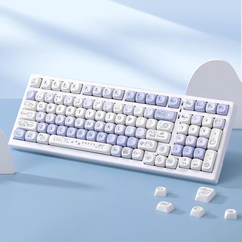 Keycaps- مجموعة مفاتيح Keycaps Double Shot PBT ، Rome Minimalist Style 161 مفتاح ، مناسبة ل 65 ٪ 75 ٪ 80 ٪ 98 ٪ 100 ٪ جميع أنواع لوحات المفاتيح الميكانيكية مع عمود متقاطع ، مع مجتذب المفاتيح in Kuwait
