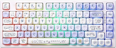 Keycaps- مجموعة مفاتيح Keycaps Double Shot PBT ، Rome Minimalist Style 161 مفتاح ، مناسبة ل 65 ٪ 75 ٪ 80 ٪ 98 ٪ 100 ٪ جميع أنواع لوحات المفاتيح الميكانيكية مع عمود متقاطع ، مع مجتذب المفاتيح in Kuwait