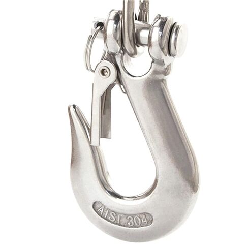1pc 1500-3000LBS Heavy Duty Stainless Steel 304 Hoist Cargo Lifting Claw Hook with Latch(3000LBS WLL) in Saudi Arabia