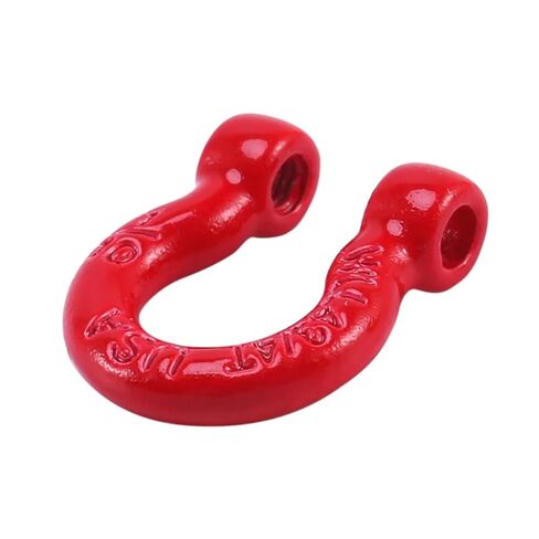 1 قطعة Y98A-4Pcs المصد المعدني D-Ring الأحمر سحب هوك مقطورة الإنقاذ هوك ل 1/10 RC الزاحف سيارة TRX4 محوري SCX10 in Saudi Arabia