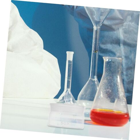 2pcs Laboratory Weighing Bottles Set Low Profile Glass Sampling Jars with Lid 50x30mm Chemical Experiment Glassware for Precise Measurement and Lab Use in Saudi Arabia
