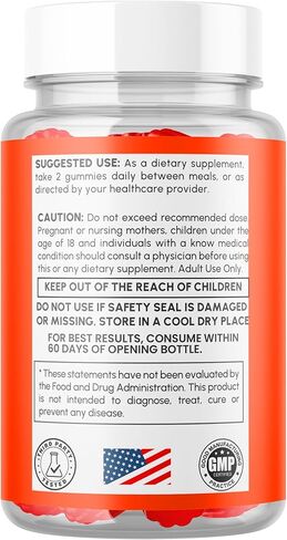 Jelly Lean Gummies، علكة Jelly Lean الرسمية مع جميع المكونات الطبيعية، تركيبة فيتامين الصحة والعافية المتقدمة من JellyLean، أقصى قدر من القوة النشطة لدعم نمط الحياة متعدد الفيتامينات (60 علكة) in Kuwait