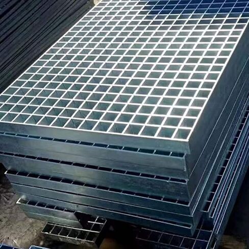 Heavy Duty Galvanized Steel Drain Grate - Durable Rainwater Strainer for Garage, Trench, Channel Drainage - Ideal for Parks, Roads, Lawns, Yards - 1000x250x30mm in Kuwait