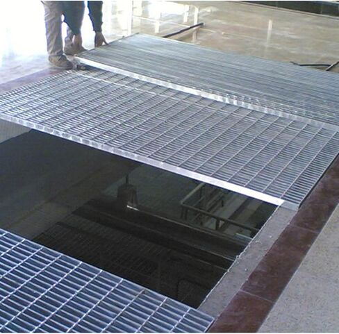 Heavy Duty Galvanized Steel Drain Grate – Durable Rainwater Strainer & Sewer Cover for Garage Trench Drainage, Ideal for Parks, Roads, Lawns & Yards, 1000x300x30mm in Kuwait