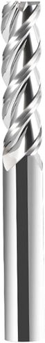 1pcs Carbide End Mill Cutter HRC55 Aluminum End Mill Diameter 1-20mm High 50L/75L/100L Carbide 3 Flute CNC End Mill for Aluminum Copper Wood in Saudi Arabia