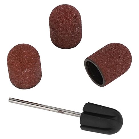 مجموعة صنفرة فنية للأظافر مكونة من 120 حبيبة، وأشرطة طحن لتلميع الأظافر مع عمود، مادة رملية ناعمة، سهلة التركيب والتفكيك، تطبيق واسع للأظافر in Kuwait