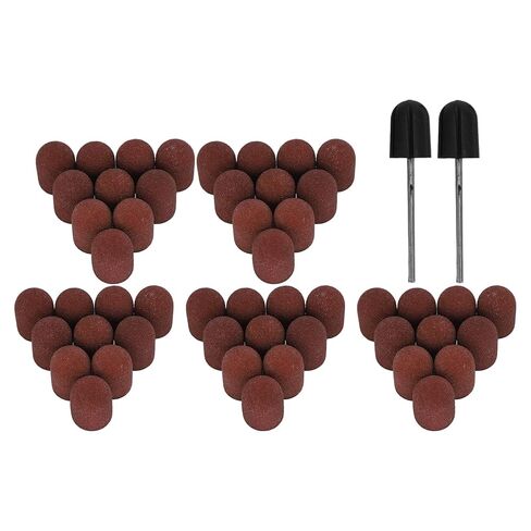 مجموعة صنفرة فنية للأظافر مكونة من 120 حبيبة، وأشرطة طحن لتلميع الأظافر مع عمود، مادة رملية ناعمة، سهلة التركيب والتفكيك، تطبيق واسع للأظافر in Kuwait