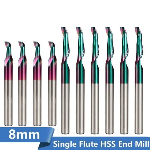 1 قطعة 8 مللي متر عرقوب كربيد التنغستن نهاية قاطعة الطاحونة واحدة الناي نهاية مطحنة دوامة ارتفع قاطعة المطحنة لقطع نافذة الباب الألومنيوم in Kuwait