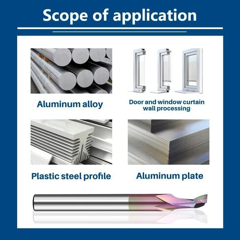 1 قطعة 8 مللي متر عرقوب كربيد التنغستن نهاية قاطعة الطاحونة واحدة الناي نهاية مطحنة دوامة ارتفع قاطعة المطحنة لقطع نافذة الباب الألومنيوم in Kuwait