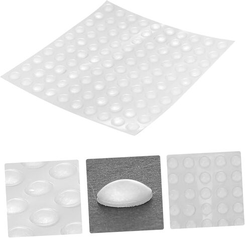 SHINEOFI Cabinet Bumpers Adhesive Door Stoppers Cuttable Adhesive Pads Felt Pads for Cabinet Doors Noise Dampening Protectors in Saudi Arabia